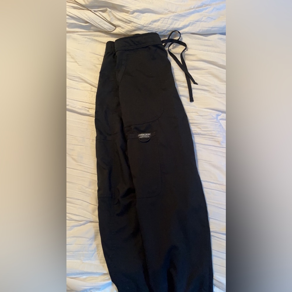Black Cherokee scrub pants
